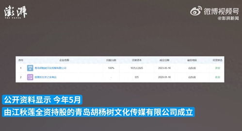 江歌媽媽成立傳媒公司，注資10萬(wàn)進(jìn)軍互聯(lián)網(wǎng)食品銷(xiāo)售